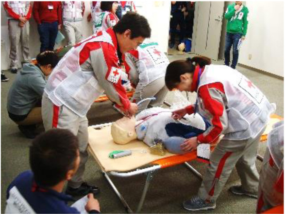 全国赤十字救護班研修会 ---日本赤十字社---